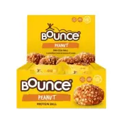 New Bounce Protein Balls Peanut 49g x 12 Bars