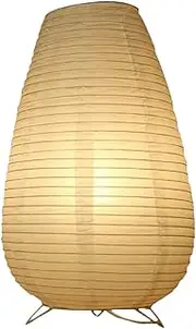 Bedside Table Lamp Elegant Paper Shade Weddings Anniversaries Handcrafted, 220V, Long 22x39cm