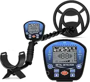Metal Detector for Adults with 5 Modes Metal Detectors with DSP Chip Gold Detector for 6 Type Target Metals Gold Detector High Accuracy