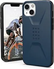 URBAN ARMOR GEAR UAG Designed for iPhone 13 Case Blue Mallard Sleek Ultra-Thin Shock-Absorbent Civilian Protective Cover, [6.1 inch Screen]