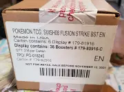 Pokemon Sword & Shield Fusion Strike Booster Box Case Sealed - 6 Booster Boxes