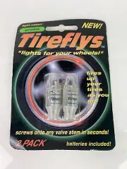 Tireflys Bicycle Lights For Your Wheels Motion Activated Valve Stem, Green [NOS]