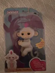 Monkey Fingerlings Sophie Interactive Toy White By Wowwee