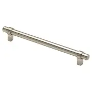 10x Euro Loop Style 7-9/16" Centers Brushed Nickel Cabinet Pull Handle 9-3/16"
