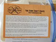 New! Craftsman Crate |The Cork Craft Crate| Craft Kit Homeschool Open Box