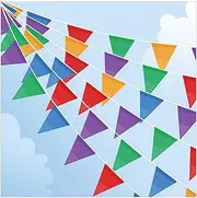 Bunting Flags 70m/Lots Fabric Party Bunting Colorful Flags for Party Wedding Outdoor Event Store Opening Pennants Road Decoration Bunting