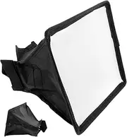 FELTECHELECTR Lightweight Camera Softbox 15 * 17cm Universal Flash Diffuser for Photography and Video Recording
