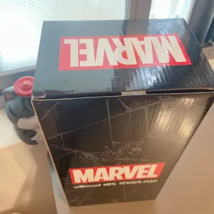 [錢沒有不見]Marvel 一番賞 蜘蛛人 鋼鐵人400% Be@rbrick 庫柏力克熊 bearbrick 全新未拆