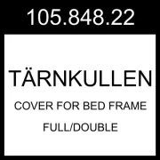 IKEA TÄRNKULLEN Cover For Bed Frame Vissle Beige Full/Double 105.848.22