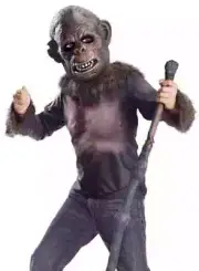 Koba Dawn Planet Apes Movie Monkey Bonobo Fancy Dress Up Halloween Child Costume
