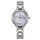 CITIZEN 星辰錶 EW2560-86D LADY'S系列 銀色款時尚典雅鑽石光動能女錶 /白蝶貝面板 30mm