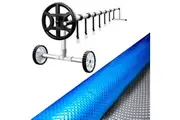 Pool Cover | 500 Micron | 6.5x3m | Silver Swimming Pool Solar Blanket | 4m Roller