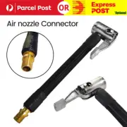 Car Air Tyre Tire Chuck Inflator Pump Hose Adapter Valve Connector Tool Clip AUS