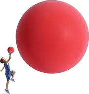 Uncoated High Densi Foam Ball - for Over 3 Years Old Foam Sports Balls - Soft and Bouncy, Lightweight and Easy to Grasp Foam Silent Balls are Safe for Younger Children Red 5#