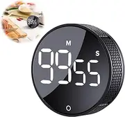 Digital Kitchen Timer Australia with Large LED Display - Magnetic Countdown Timer for Cooking, Baking, Yoga, Gym & Home Use - Easy-to-Use Pomodoro Timer for Kids, Seniors and Productivity Boost