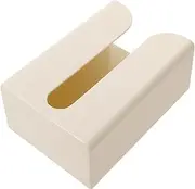 LAPYAPPE Wall Mount Tissue Box Holder Chic Wipe Dispenser for Bathroom Storage Case for Tissues Face Towels Wipes Stylish No Drilling Required Space Saving