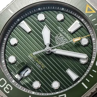 TAG HEUER WBP208B.BF0631 泰格豪雅錶 機械錶 43mm 競潛系列 綠面盤 潛水錶 鋼錶帶 男錶