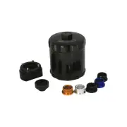 Aeroflow Spin On Reusable Billet Oil Filter Black Suits 3/4" And 13/16" Threads