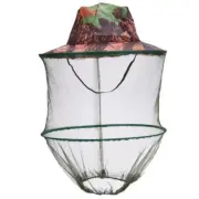 Camouflage Fishing Hat Bee keeping Insects Mosquito Net Mesh Fishing 4754