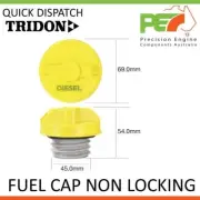 TRIDON Fuel Cap Non Locking For Ssangyong Musso 2.9 - Turbo Diesel 2.9L 662LA (for: Hyundai)