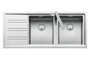 Abey Easy Double Bowl Inset Sink With Drainer EASY200R
