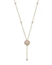 Bloomingdale's Fine Collection Diamond Clover Lariat Necklace in 14K Yellow Gold, 1.0 ct. t. w.