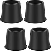 WhSunVo 4/6Pcs Bed Riser 4 Inch Heavy Duty Round Furniture Riser Plastic Bed Lift Riser Sofa Couch Lift Riser Table Leg Riser Elevation in Height 3.2 Inch for Table Chair Sofa Bed