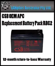 CSB OEM Replacement Battery Pack RBC2 for APC UPS 280 300 350 400 420 500 Tower