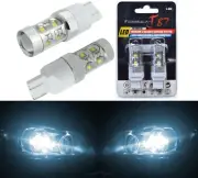 LED Light 80W 7440 White 6000K Two Bulbs Rear Turn Signal Replace Upgrade
