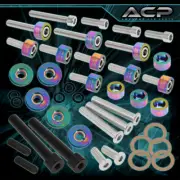 D-Series D15 D16 For Acura Neo Chrome Cam Cap/Manifold Header/Valve Washer Kit (for: Honda)