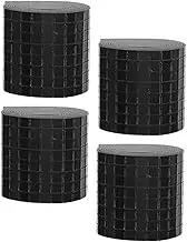 8 Rolls Self Adhesive Mosaic Tiles Clear Square Mirror Back for DIY Crafts for Home Decor Photo Frames Vases and Creative Projects