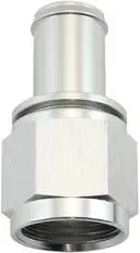 Aeroflow Female -10An to 5/8" Barb Silver With Tube Nut - AF411-10S