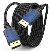DisplayPort 1.4 Cable 10Ft, 8K Long Display Port Cord DP Cables 10 Feet