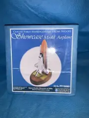 Showcase Hand Carved Model Space Shuttle Discovery
