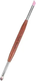 Beaupretty Manicure Pen Nail Art Engraving Tool Cuticle Repair Brush Nail Polish Cleanup Brush