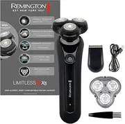 Remington X5 Limitless X Rotary Shaver, XR1755AU, Synx Hybrid Cutting System, Pivotball & Individual Flexing Blades, Powersense Technology, 100% Waterproof