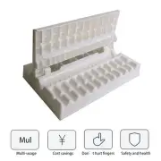 Double Wolf-Teeth BBQ Skewer Maker: Portable ABS Meat/Veggie Stringer for Party