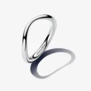 *BRAND NEW* Pandora ESSENCE 925 Silver Organically Shaped Band Ring 193314C00