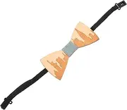 [SAFIGLE] Wooden Groom Bow Tie for Weddings Pre Tied Stylish Wooden Bowtie for Men Unique Fashion Accessory for Parties and Formal Events Non Deformable Design Versatile and Creative Style