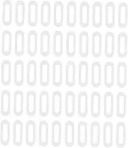 KALLORY 50Pcs Luminous Charging Port Stickers Fluorescent Interface Films for Phone USB Port Protectors Durable and Precise Cut for Easy Identification and Protection Against