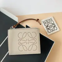 在飛比找PopChill優惠-[二手] LOEWE 品牌LOGO 卡夾零錢包