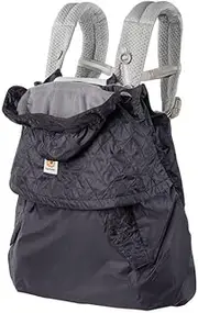 ERGObaby Winter Cover, rain Cover and Cold Protection with Fleece Lining for All Baby Carriers, All-Weather Protection with Water-Repellent Cover, Charcoal