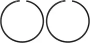 uxcell 2-Pack Piston Ring Set 44.7mm x 1.2mm Standard Piston Ring Piston Rings Electric Saw Replaces for Chainsaw Replacement Parts [Black]
