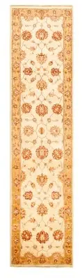 Vintage Hand-knotted Runner Rug 2'7" x 10'8" Traditional Wool Carpet