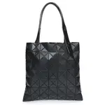 ISSEY MIYAKE 三宅一生BAOBAO PRISM MATTE 霧面方格7X7透光手提包-黑色