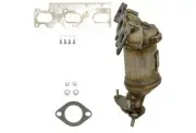 Catalytic Converter with Integrated Exhaust Manifold for 2013 Ford Police Interc