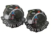 Surfing Decal Volcom Quiksilver Eddie Would Go Vans Stickers RVCA T&C Billabong
