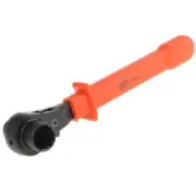 RS Pro INSULATED REVERSIBLE RATCHET SPANNER 13x17mm Chrome Vanadium Steel