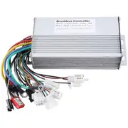 48V 60V 64V 72V 1000W 1500W Electric Controller 12 Tube Dual Mode E-Bike Brushless Controller Speed Silver