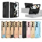 For Samsung Galaxy Z Fold 5 6 Case w/ Stand & Hinge Screen Protector Shockproof